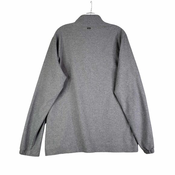 Travis Mathew Quarter Zip Pullover Gray Men's Size Large L Long Sleeve - Picture 3 of 12